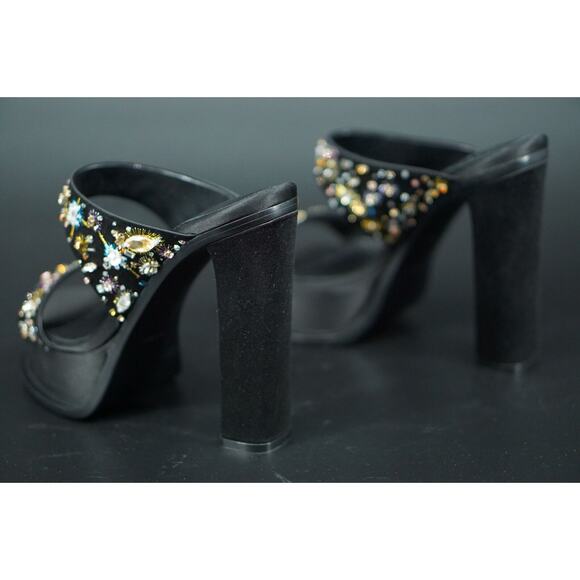 Alexander McQueen 145MM Comet Crystal Embellished Platform Sandals SZ 39 $1595 - Picture 4 of 12